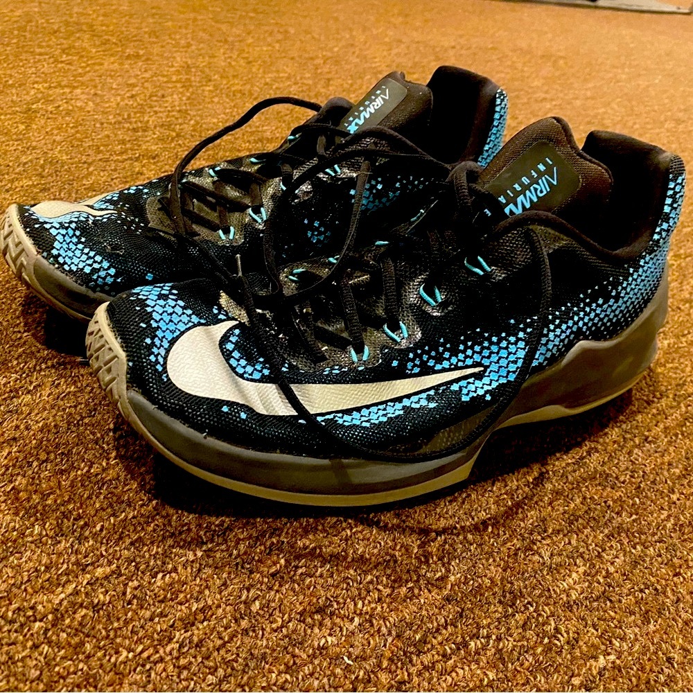COPY - EUC Nike AirMax Infuriate 13 blue black men’s running sneakers athletic …
